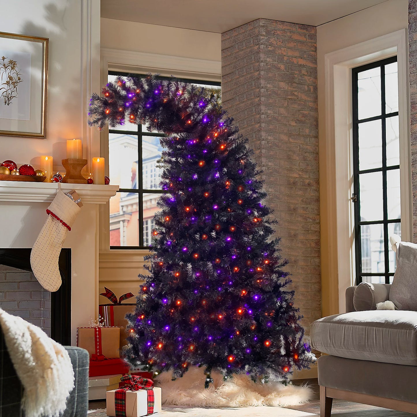 SPOOKY TREE - Halloween Home Decor (6FT Artificial Fir)